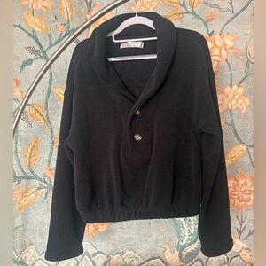 Free People Beach Cozy Black Sweater XS